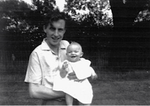As a baby, with my Dad